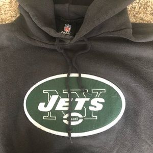NFL Shirts - NFL Team Apparel New York Jets cotton hoodie, M NFL Shirts - NFL Team Apparel New York Jets cotton hoodie, M